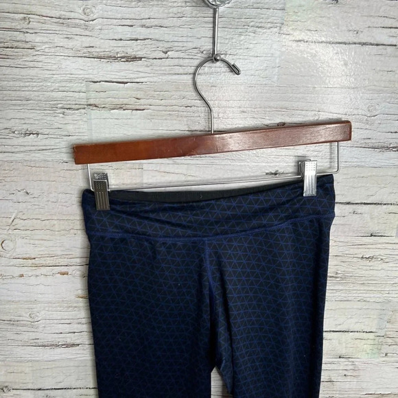 Adidas climalite leggings small black blue athletic - Picture 4 of 8